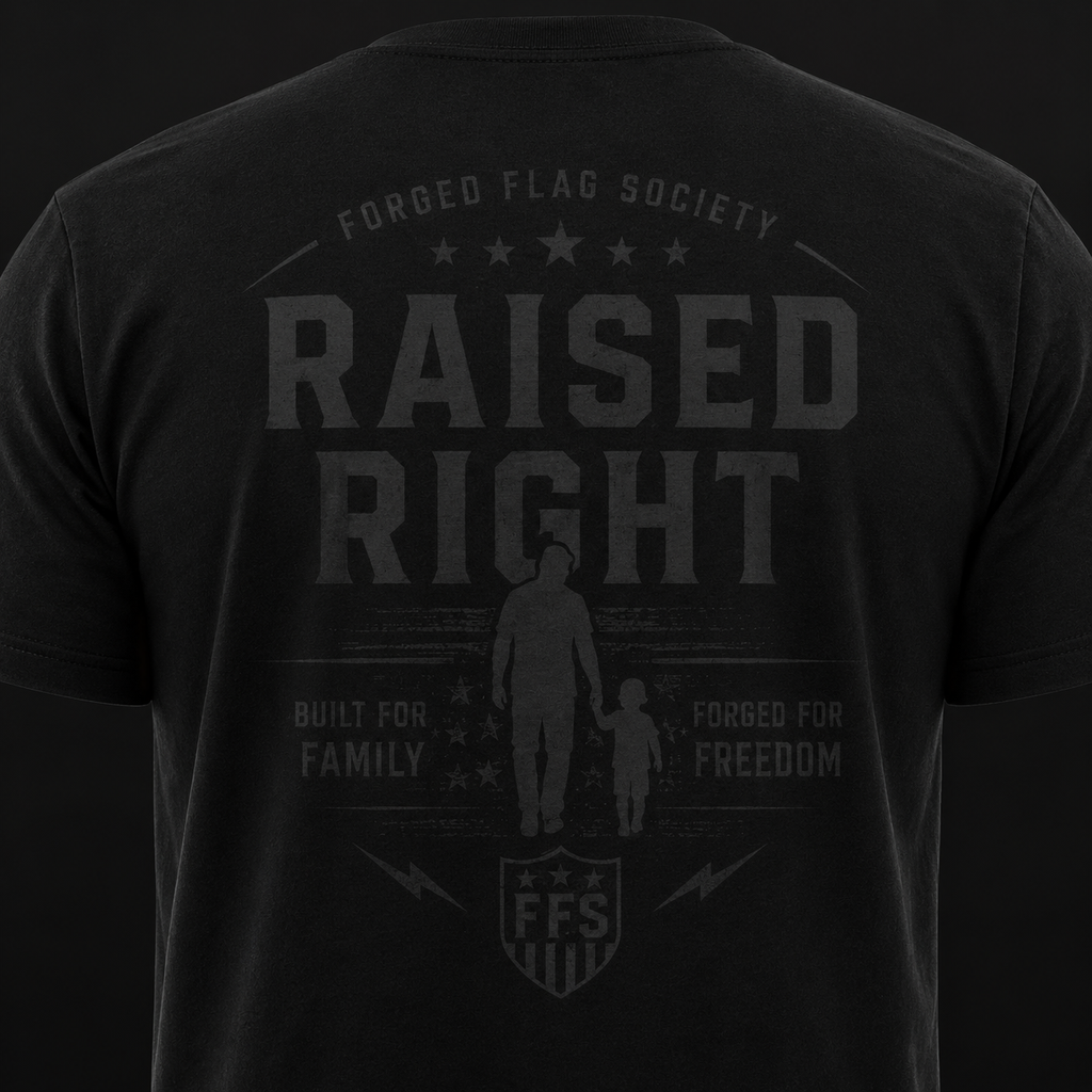 Raised Right Forged Flag Tee