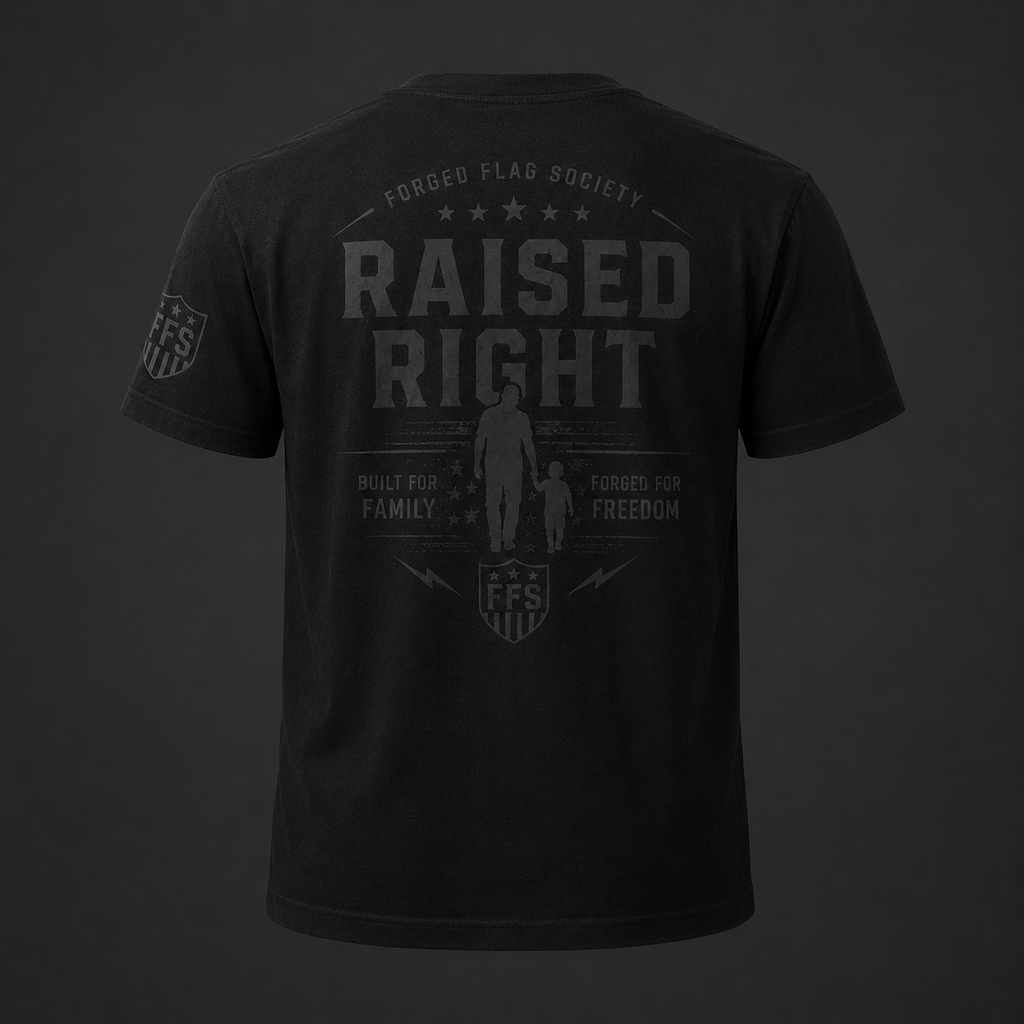 Raised Right Forged Flag Tee