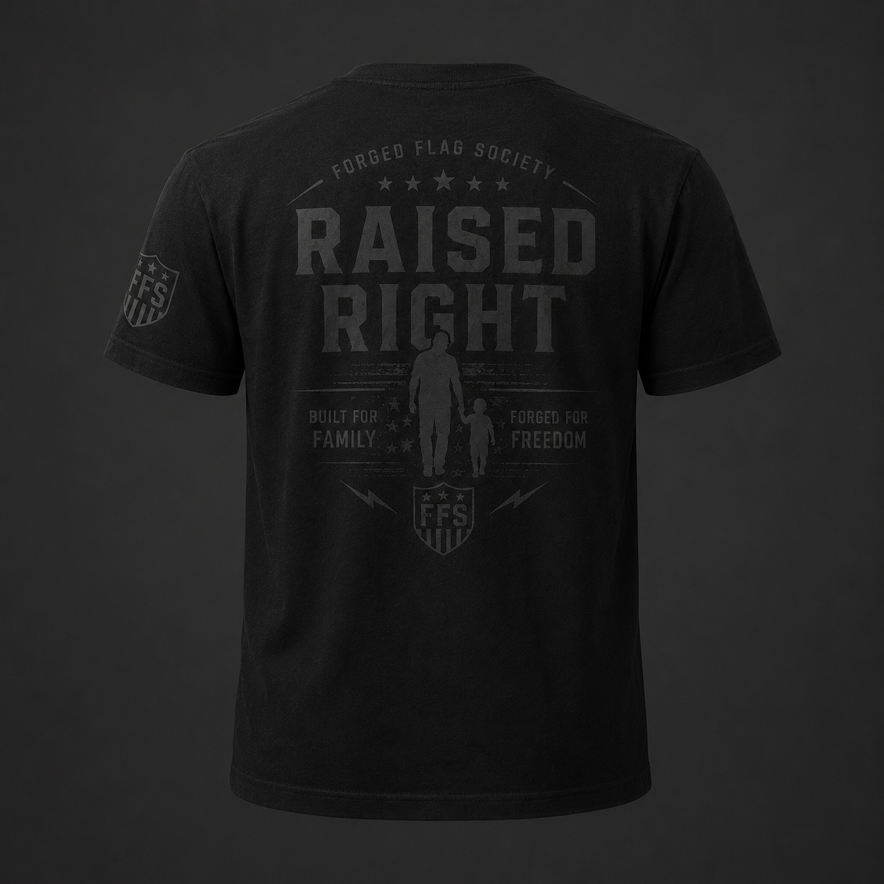 Raised Right Forged Flag Tee