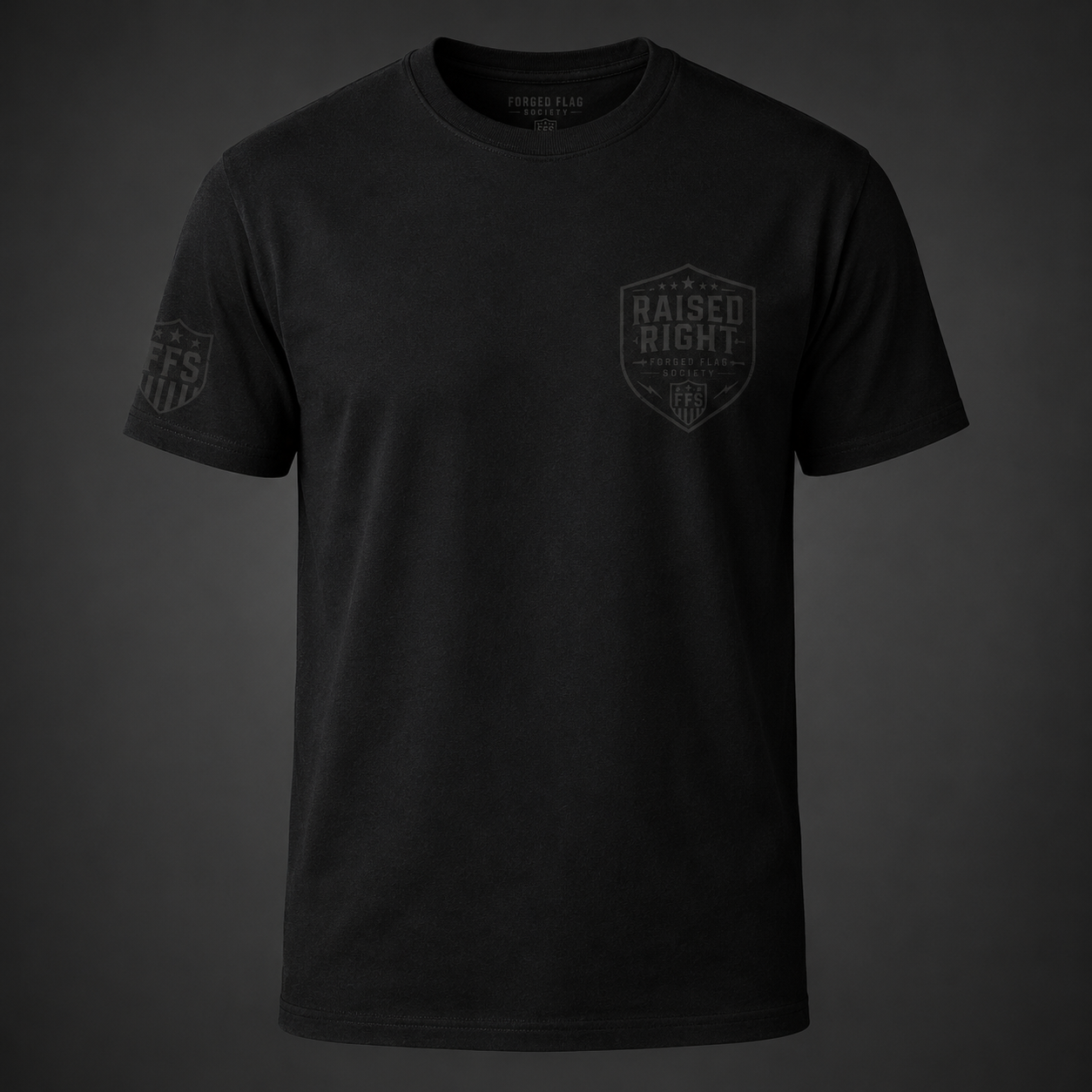 Raised Right Forged Flag Tee