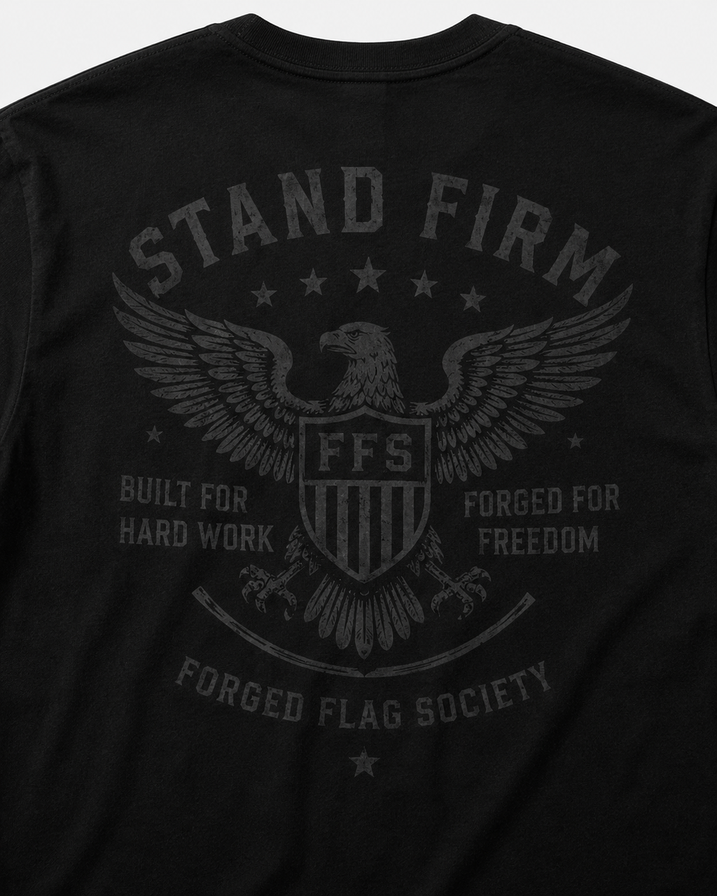 Hold Strong Forged Flag Tee