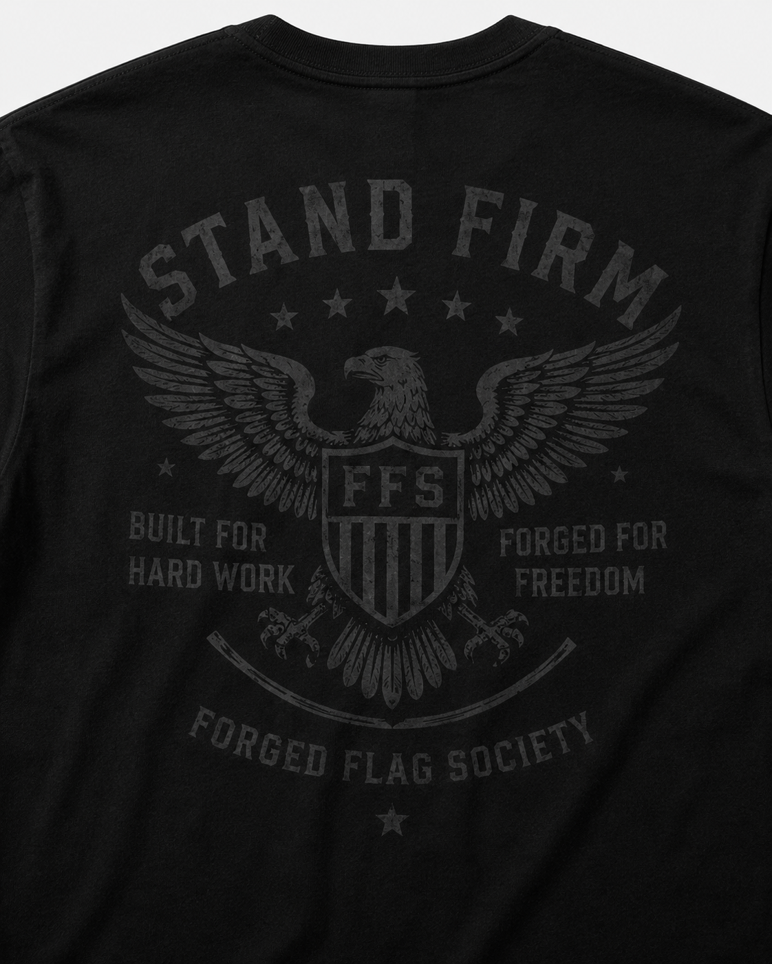 Hold Strong Forged Flag Tee