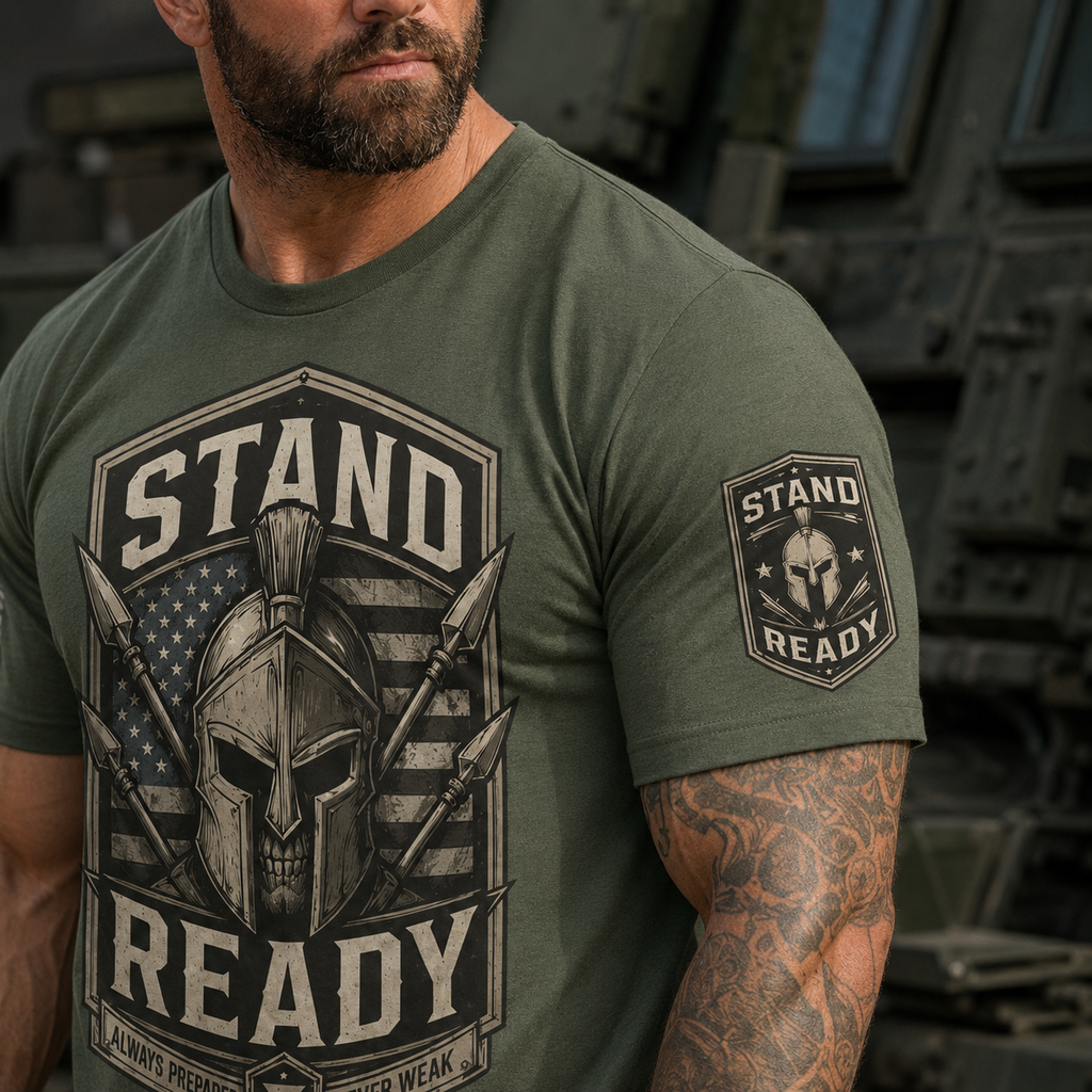 Stand Ready Forged Flag Tee