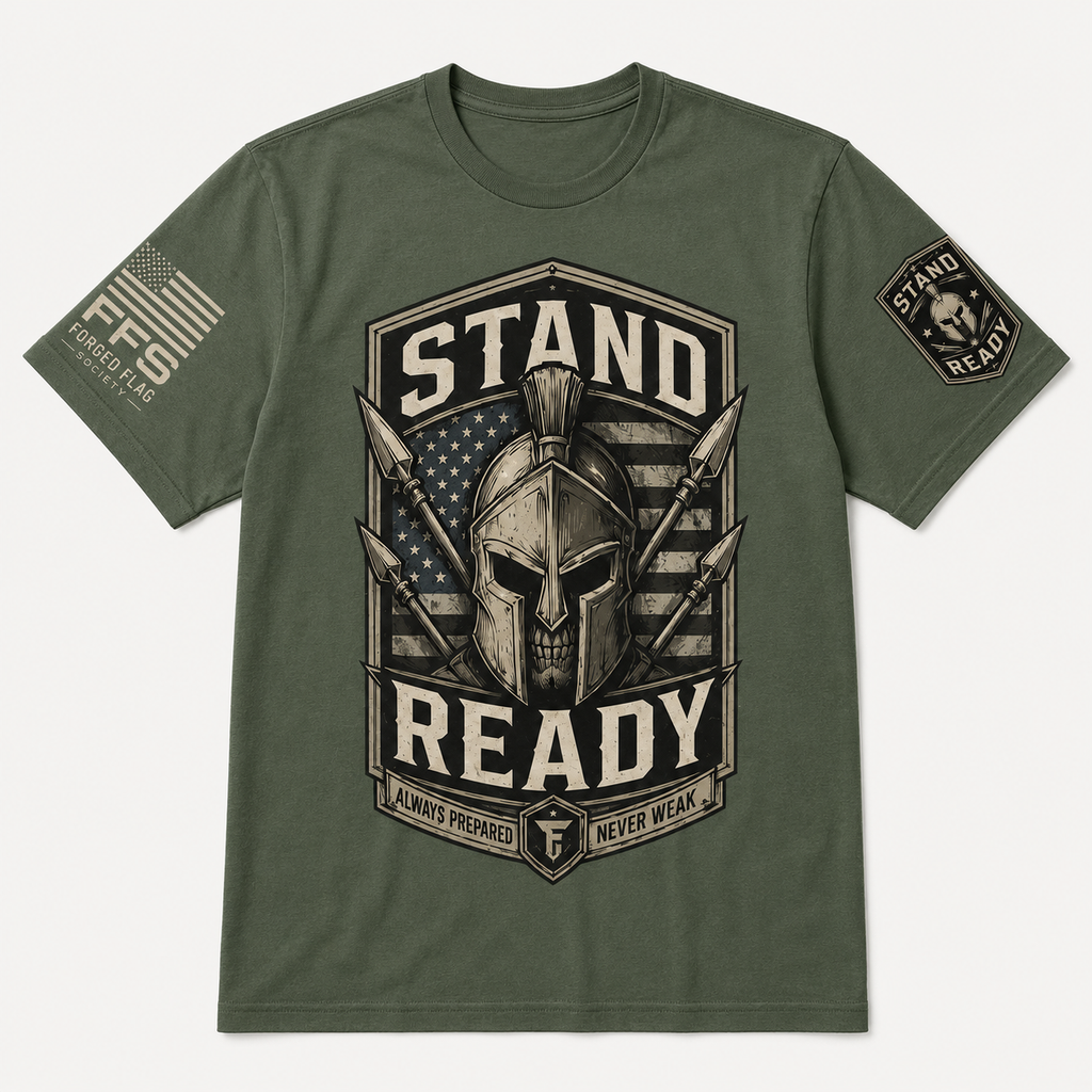 Stand Ready Forged Flag Tee