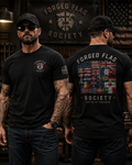 United By Freedom Forged Flag Tee